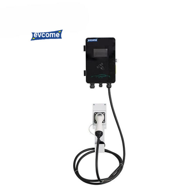 Car Type 2 Ev Charger 7kw Electric Vehicle Charging Pile Single Gun IP54 Wall Mounted