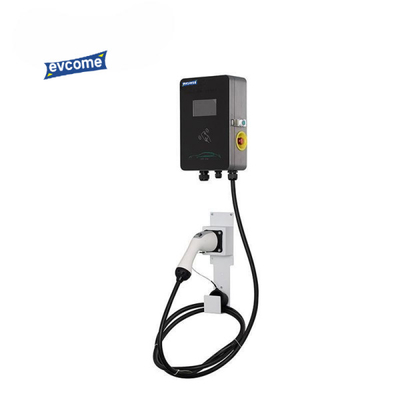 Car Type 2 Ev Charger 7kw Electric Vehicle Charging Pile Single Gun IP54 Wall Mounted