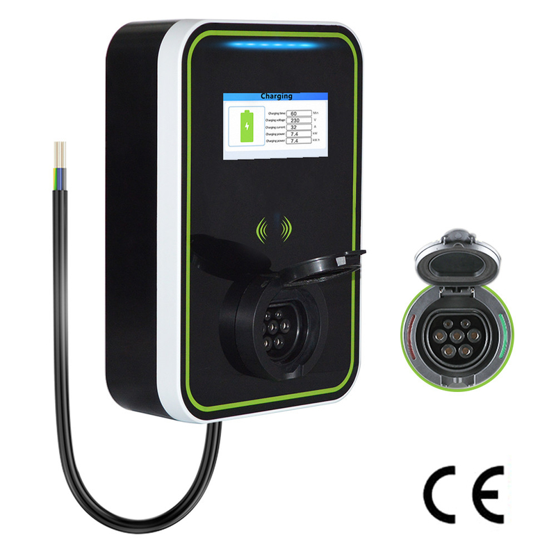 EV-HB Wallbox Electric Car Charger Gun Base With APP 16A / 32A Car Charging Wall Box
