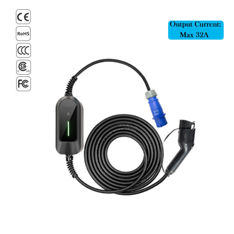 Caricatore portatile dell'automobile elettrica di EVCOME (220V 3.5KW max 16A Ajutable) 5M Or Customized Cable con il ODM dell'OEM